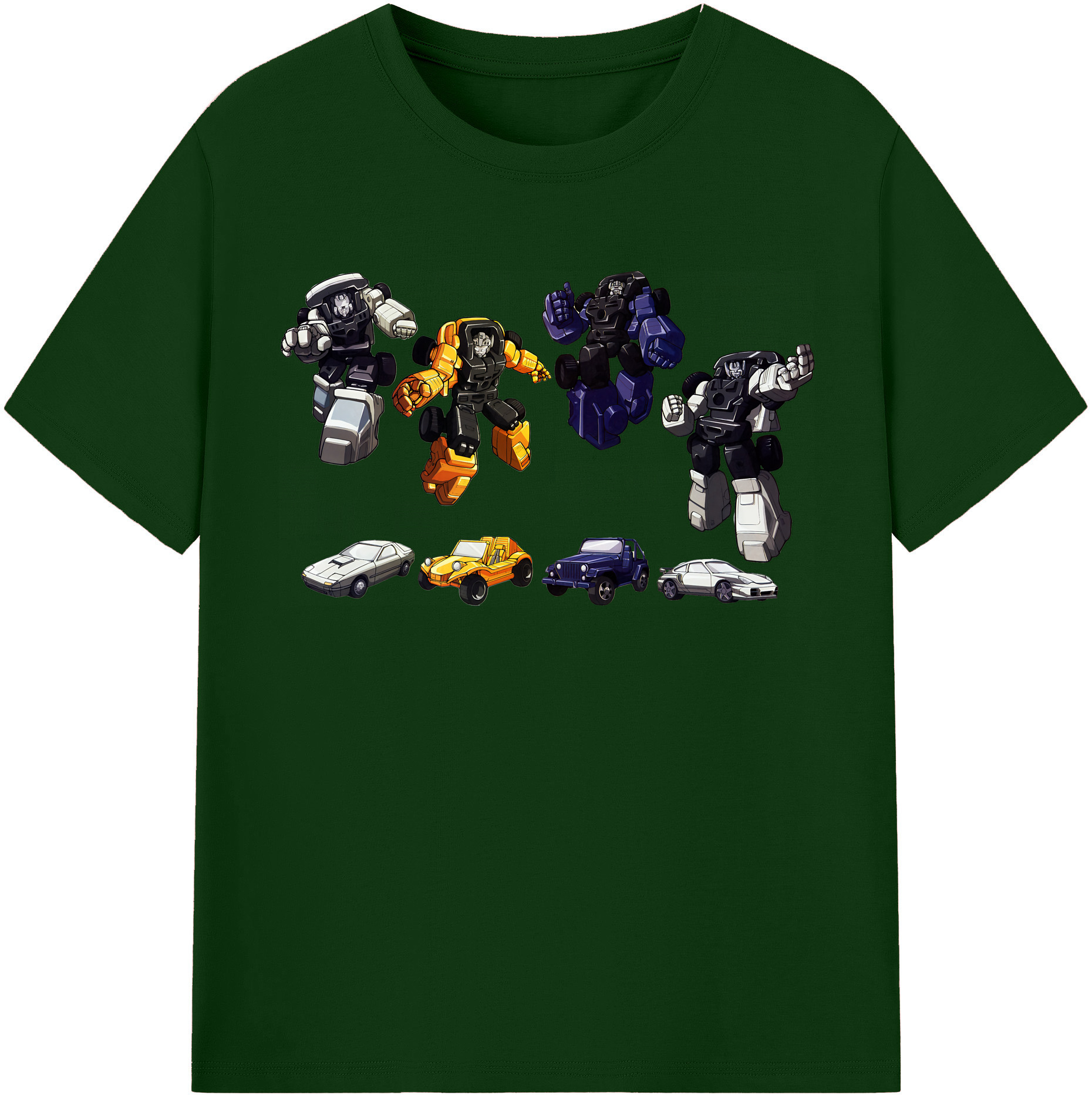 （画像用） Transformers トランスフォーマー 綿100％半袖Tシャツ（フロントプリント）